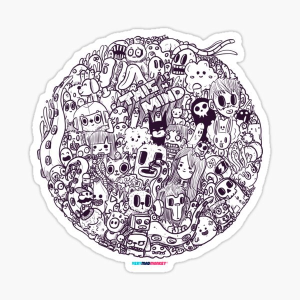 This is my mind by Fran Ferriz Pegatina