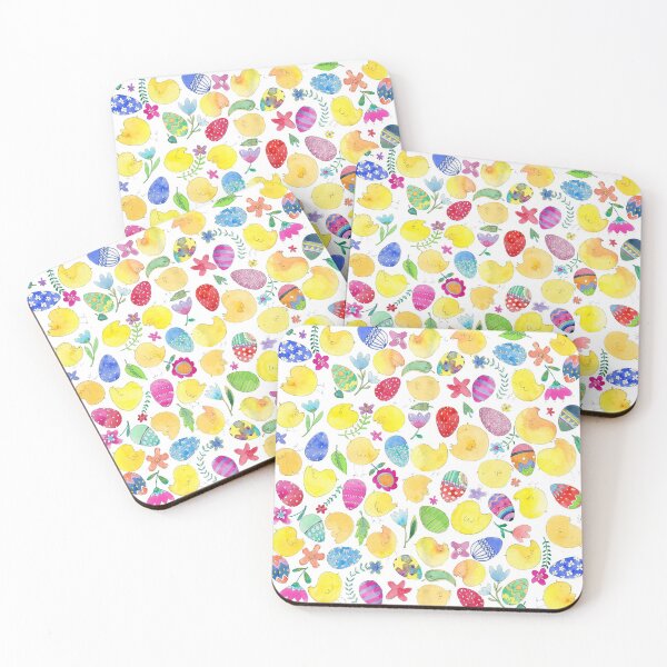 Item preview, Tender chicks illustration | watercolor pattern | alis| eastern pattern designed and sold by alisonsadler.