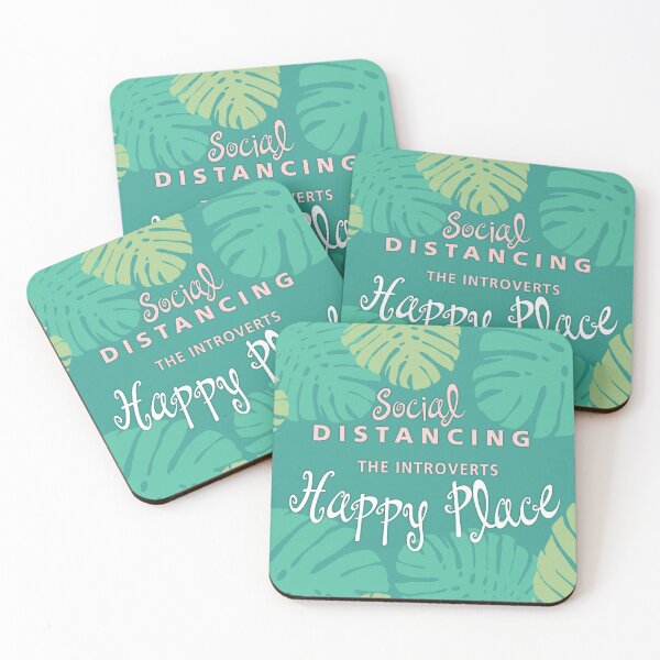 Item preview, Social Distancing (leaves) - The introverts happy place  designed and sold by Linda Sholberg.