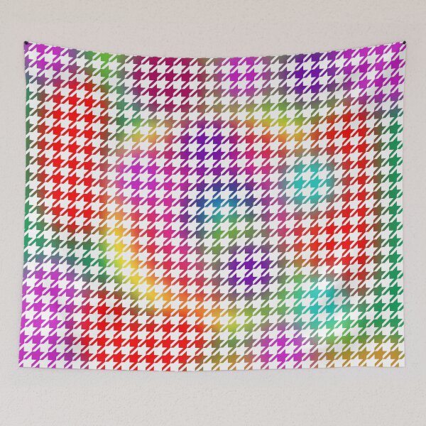 Item preview, Houndstooth Psychedelic Pattern designed and sold by MarkUK97.