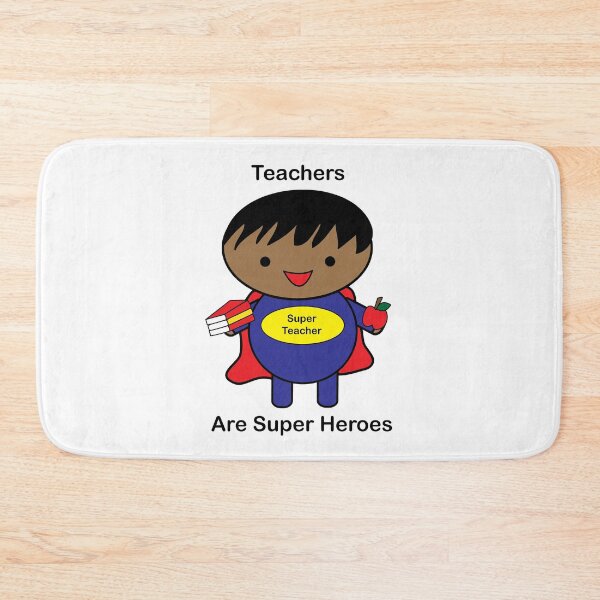 Item preview, Teachers Super Hero African American Black Male designed and sold by ValeriesGallery.