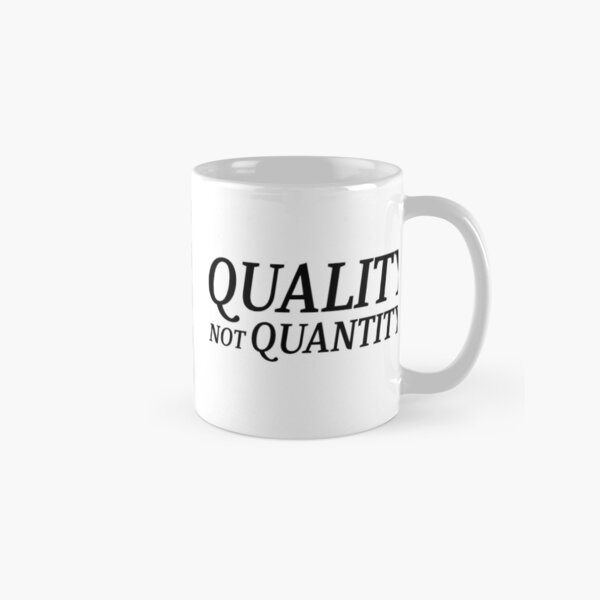 Aperçu de l'œuvre Qualité, pas quantité. Dire drôle créée et vendue par Pameli.
