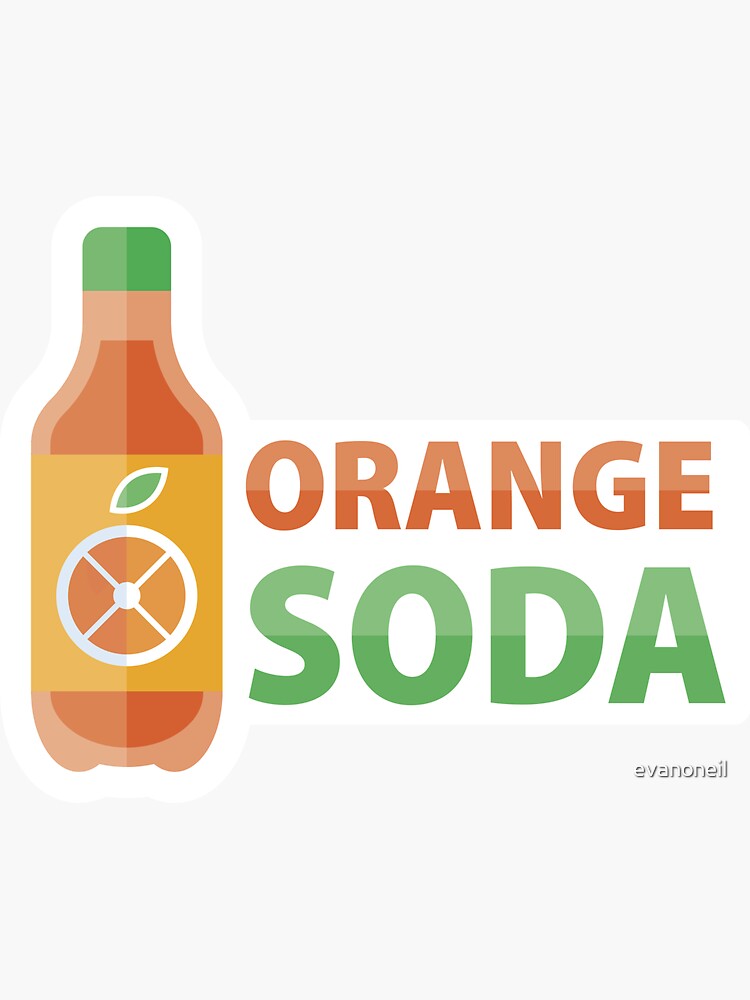 "Baby Keem Orange Soda" Sticker for Sale by evanoneil Redbubble