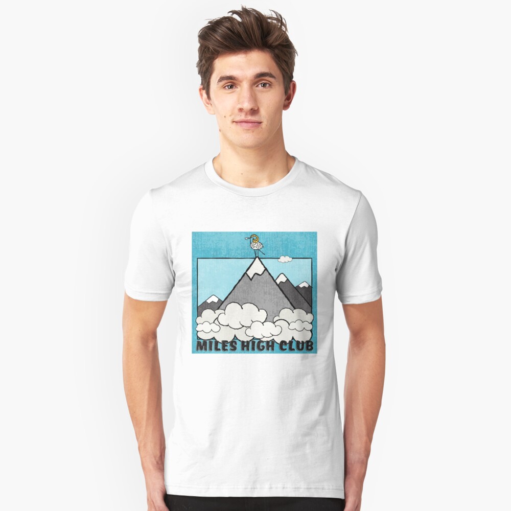 Miles High Club! Slim Fit T-Shirt