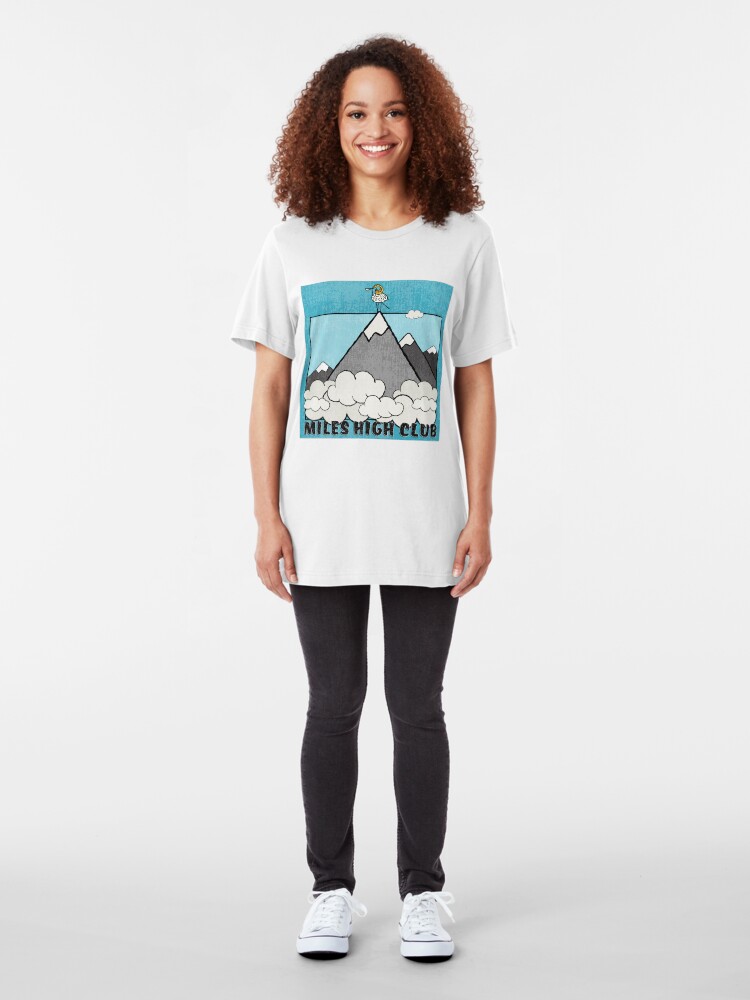 Alternate view of Miles High Club! Slim Fit T-Shirt