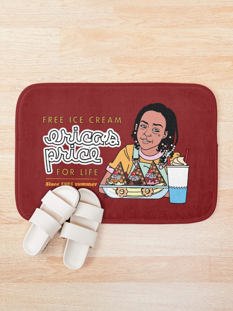 Alternate view of TV series inspired collection - Stranger things - Erica Sinclair FREE ICE CREAM FOR LIFE Bath Mat