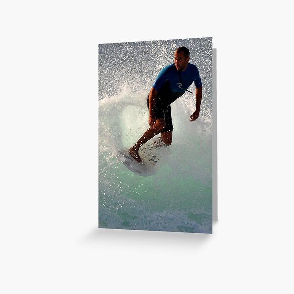 Gliding the Wave Greeting Card