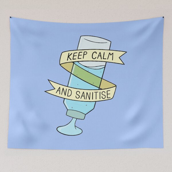 Item preview, Keep Calm and Sanitise designed and sold by BaconPancakes21.