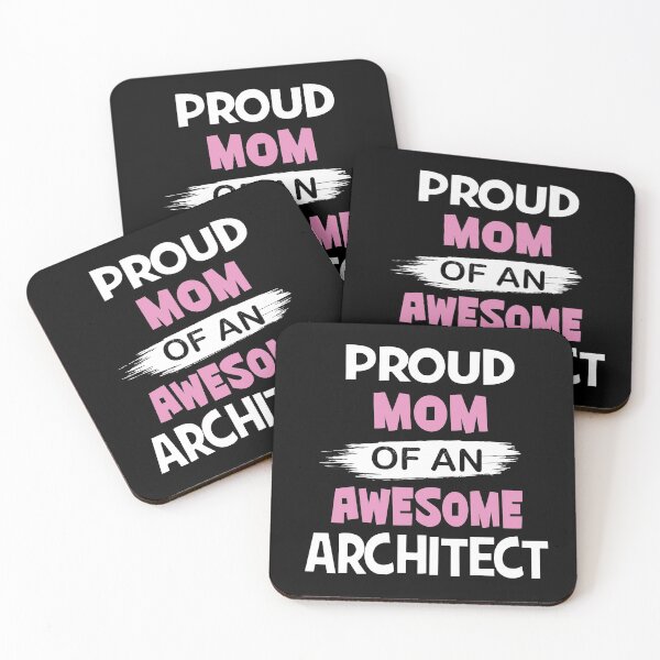 Item preview, Proud Mom Of An Awesome Architect - Funny Architecture graphic designed and sold by Grabitees.