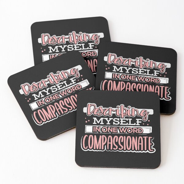 Item preview, Describing Myself in One Word Compassionate designed and sold by juniperdesign.
