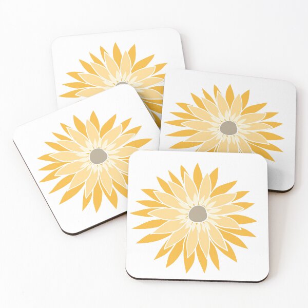 Item preview, Cute Yellow Daisy Sunflower Minimalist Lineless Graphic designed and sold by RamenPoodle.