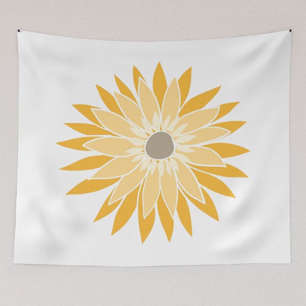 Item preview, Cute Yellow Daisy Sunflower Minimalist Lineless Graphic designed and sold by RamenPoodle.