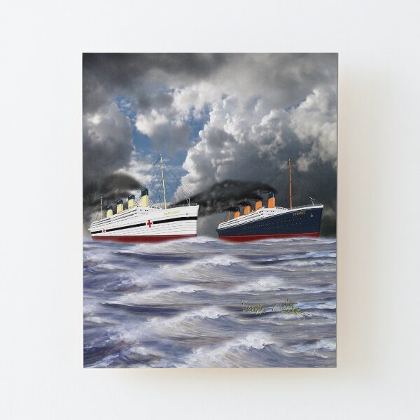 Vintage ship advertising Reproduction poster Britanic Cunard Wall art.