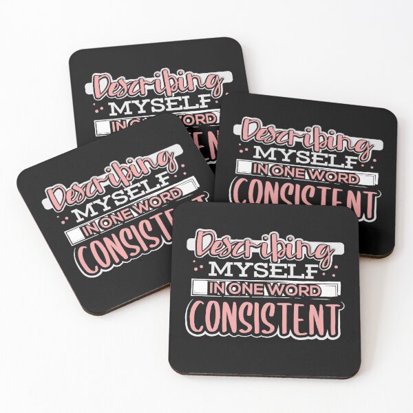 Item preview, Describing Myself in One Word Consistent designed and sold by juniperdesign.