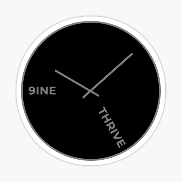 9INE 2 THRIVE Sticker