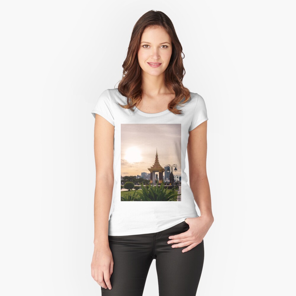 Item preview, Fitted Scoop T-Shirt designed and sold by darren-j-mcleod.