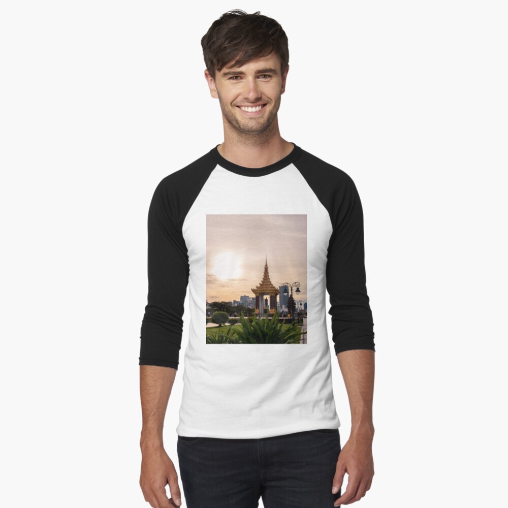 Item preview, Baseball ¾ Sleeve T-Shirt designed and sold by darren-j-mcleod.