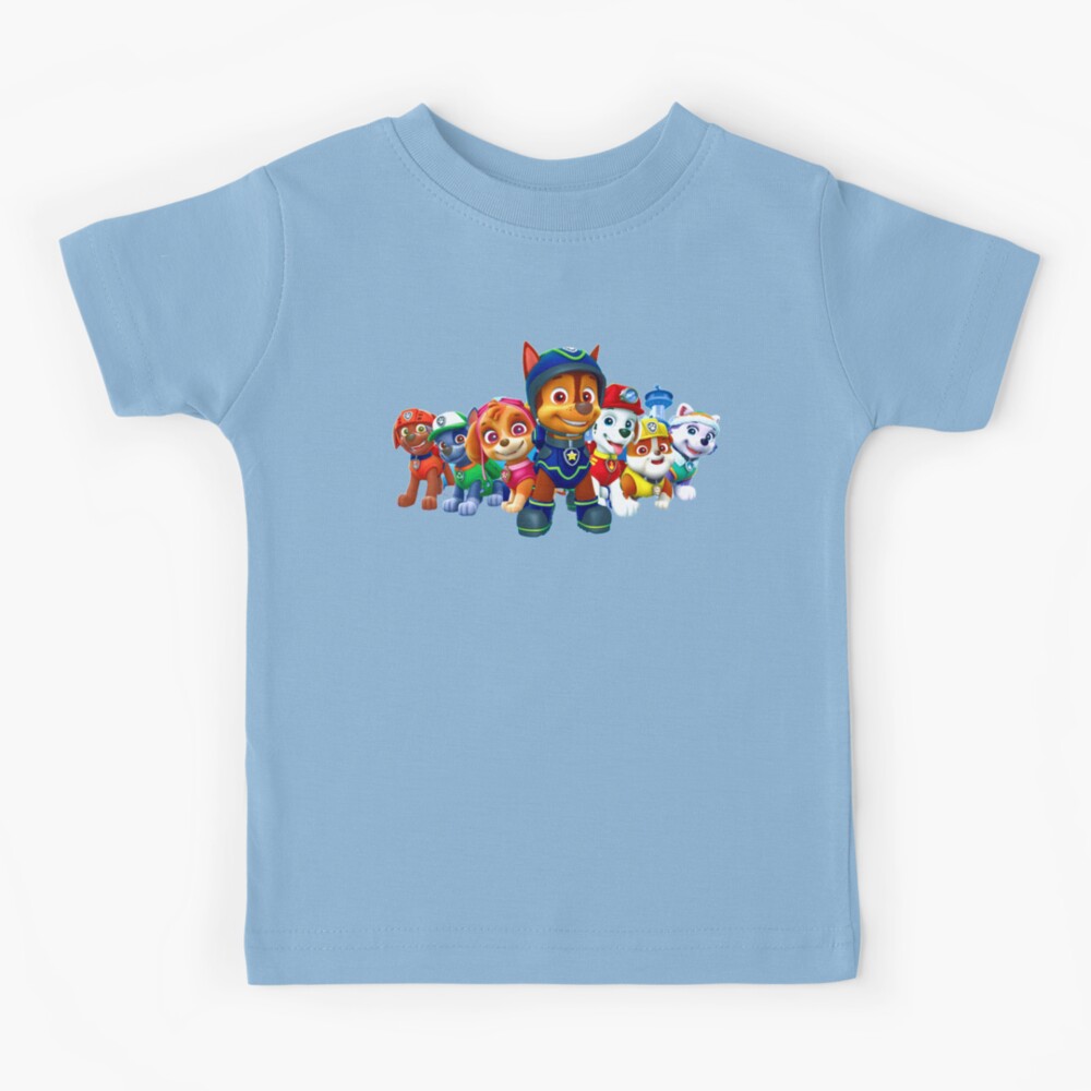 Paw Patrol characters team Kids T-Shirt