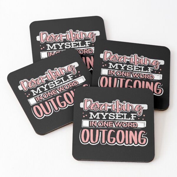 Item preview, Describing Myself in One Word Outgoing designed and sold by juniperdesign.