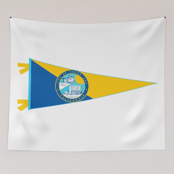 Item preview, Santa Ana Flag Pennant designed and sold by Decal Mania.