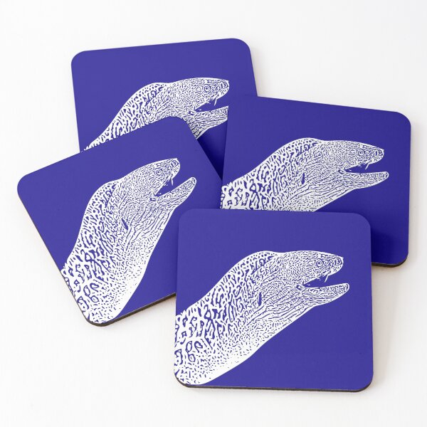 Item preview,  Moray Eel White Print  designed and sold by designsasstultd.