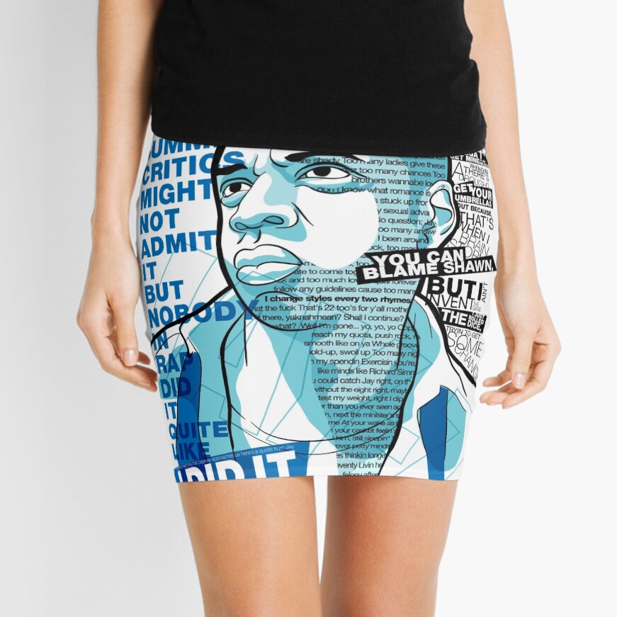 Jay-Z Eleven Straight Summers Mini Skirt