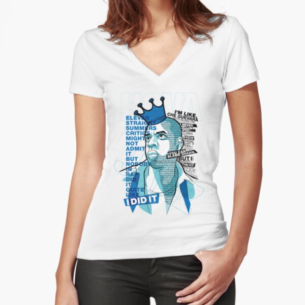 Jay-Z Eleven Straight Summers Fitted V-Neck T-Shirt