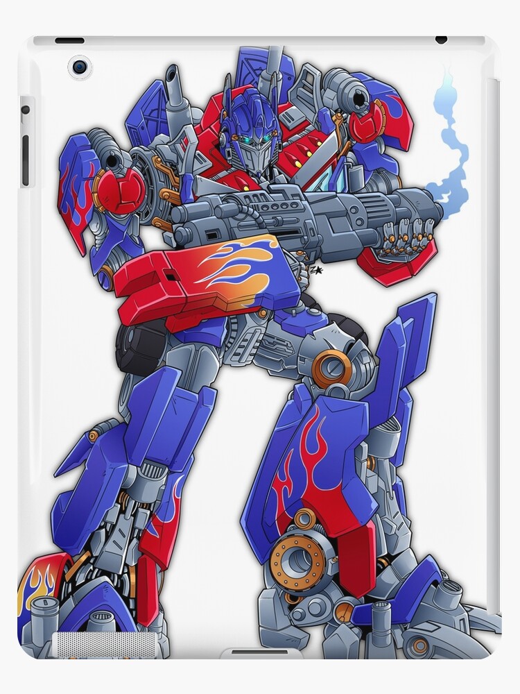 Transformers Prime Optimus Graphic Design iPad Case & Skin for