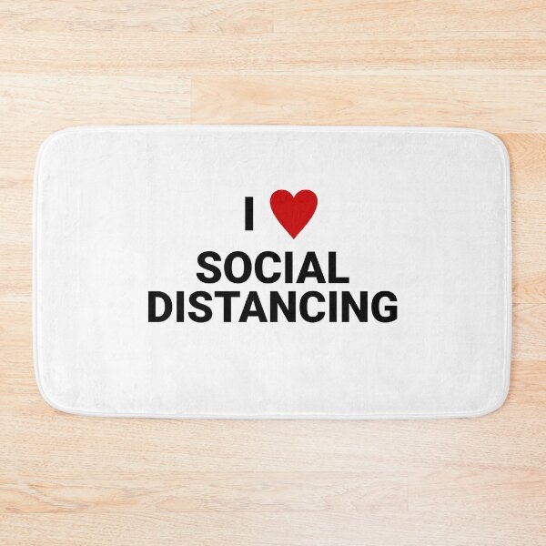 Item preview, I love social distancing designed and sold by B2KMerch.
