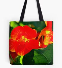 Sunlit Nasturtium Tote Bag