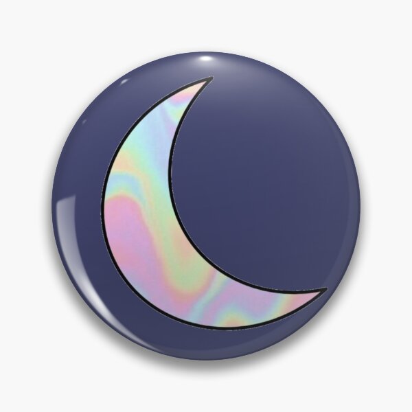 Item preview, holographic crescent moon designed and sold by LandreeB.