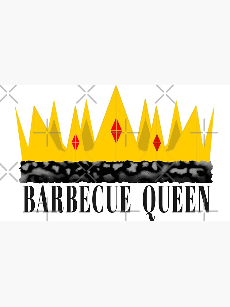 "Barbecue Queen logo slogan design" Photographic Print for Sale by