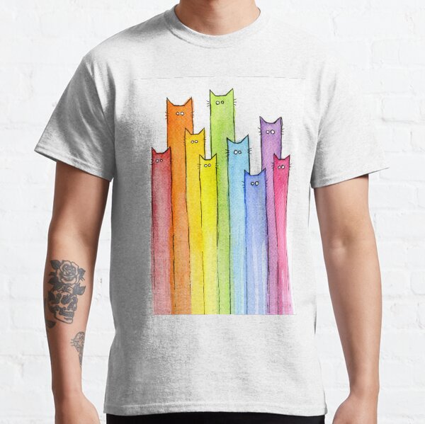 Rainbow of Cats Classic T-Shirt