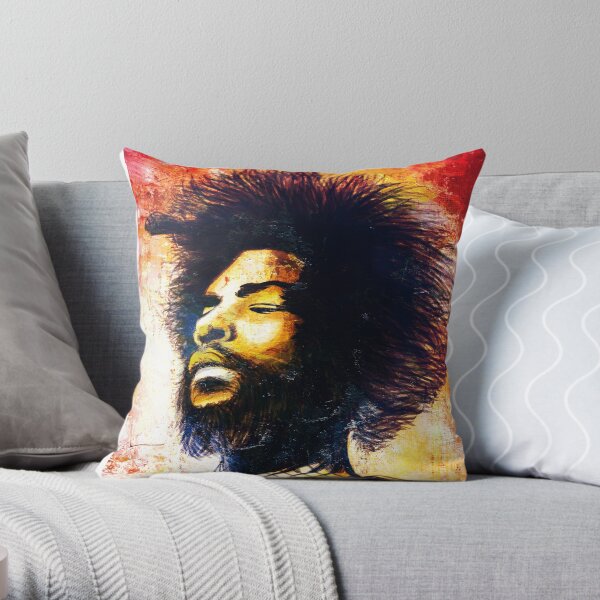 Questlove Throw Pillow