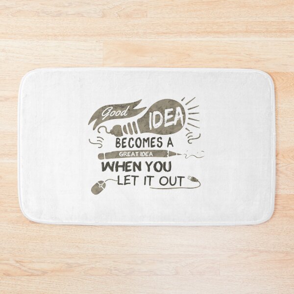 Item preview, Good idea becomes a great idea when you let it out designed and sold by yacine12353.