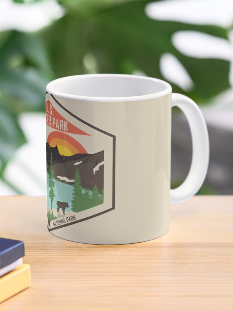 Glacier National Park Mug - Glacier Coffee Mug - Enamel Camping