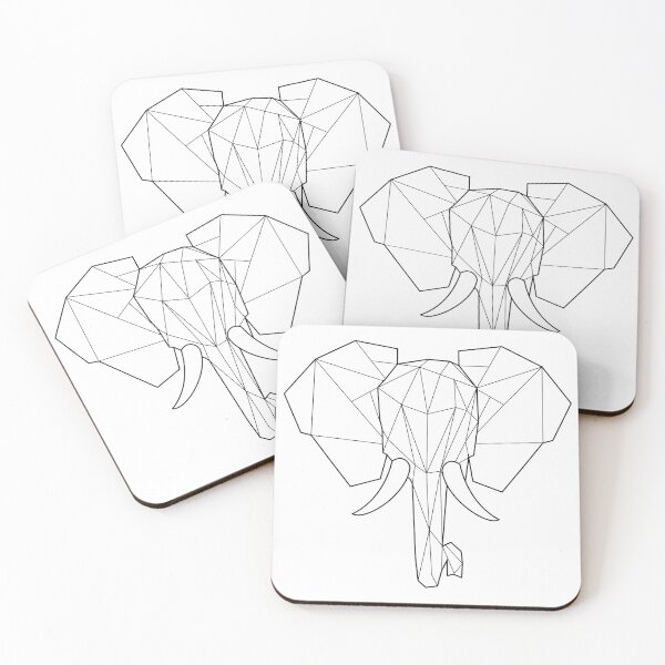 Item preview, Wired Faceted Elephant designed and sold by dotsan.