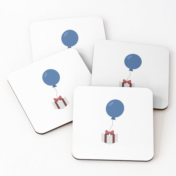 Item preview, Balloon With Present Blue designed and sold by CrossingMolly.