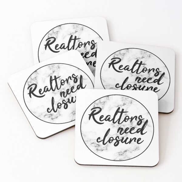 Item preview, Realtors Need Closure Cute Marble designed and sold by JackCurtis1991.