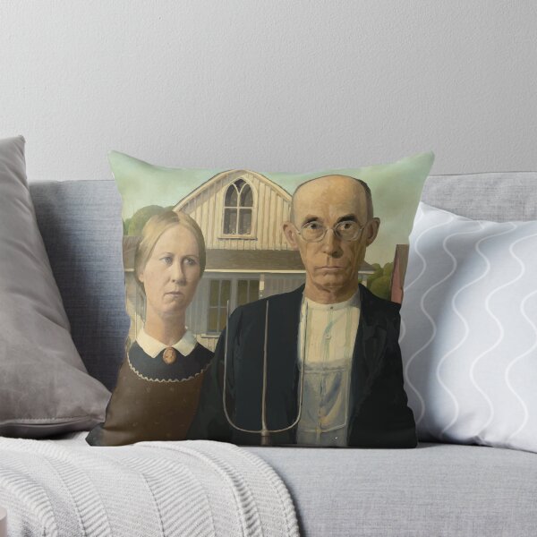 Artikelvorschau, Amerikanische Gotik - Grant Wood entworfen und verkauft von mjammer.