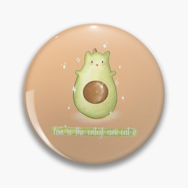 Item preview, You're the cutest avo-cat-o avocado pun card designed and sold by AliciaBarten.