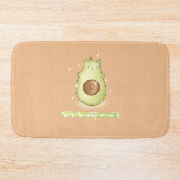 Item preview, You're the cutest avo-cat-o avocado pun card designed and sold by AliciaBarten.