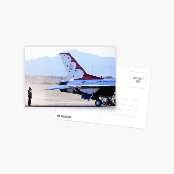 USAF Thunderbird #1 Engine Start Postcard