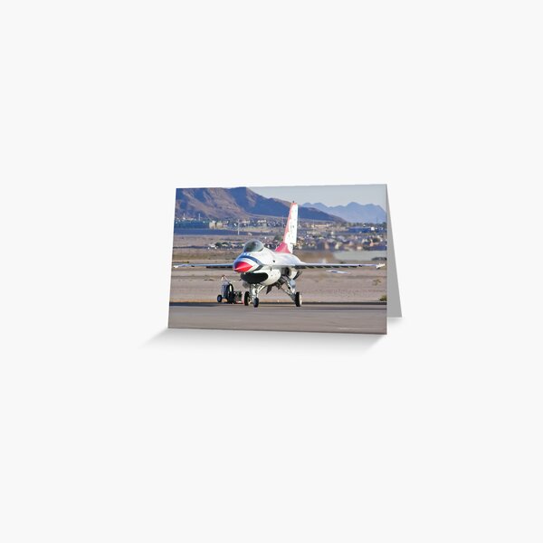 USAF Thunderbird #1 Parking Greeting Card