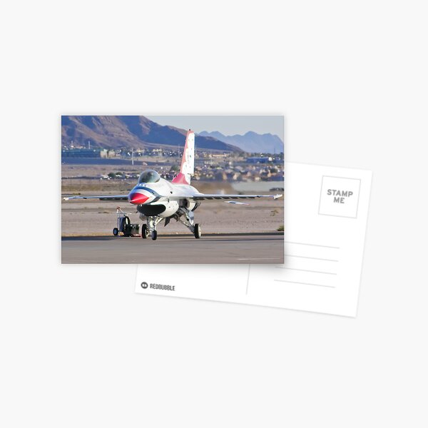 USAF Thunderbird #1 Parking Postcard