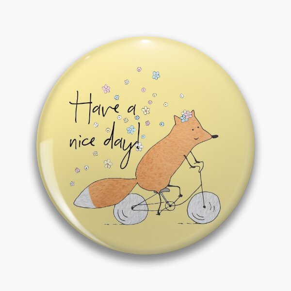 Fahrrad Fuchs Button