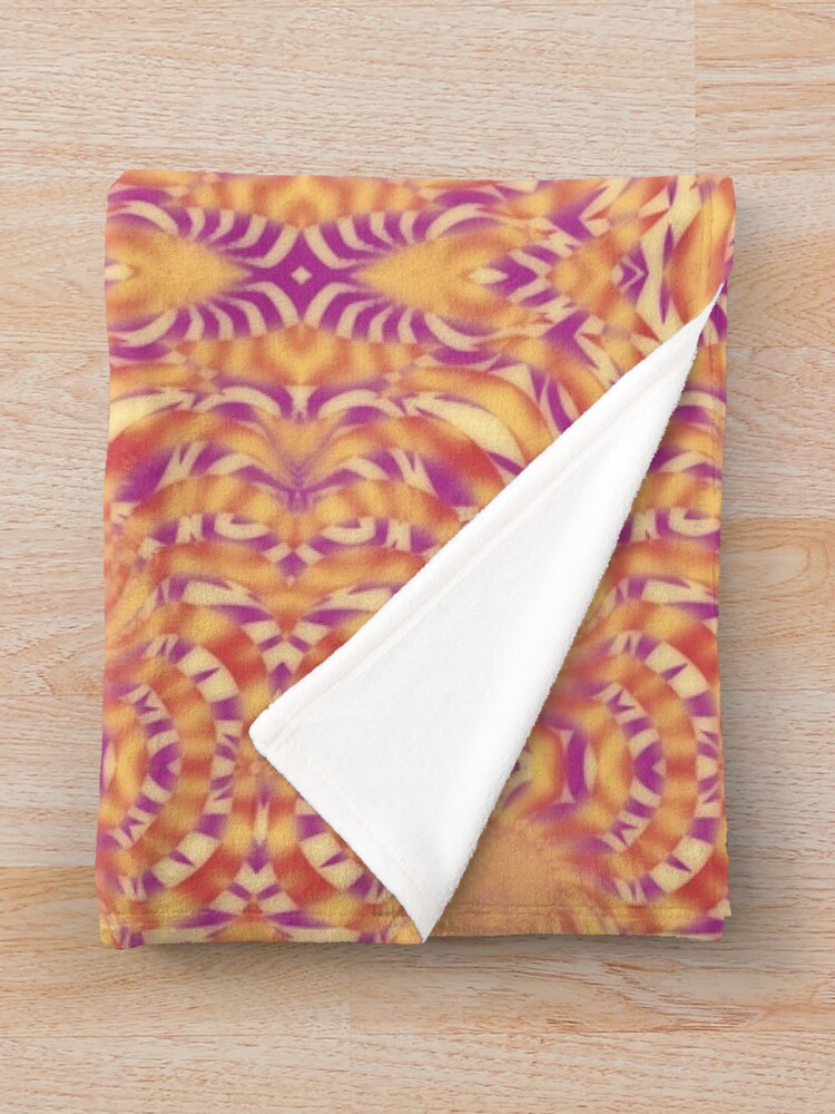 Thumbnail 3 of 6, Throw Blanket, Patterns Over Patterns. designed and sold by MindTravel.