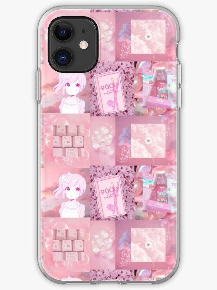 Pink Kawaii Aesthetic Collage Iphone Case Cover By Sydworm Redbubble