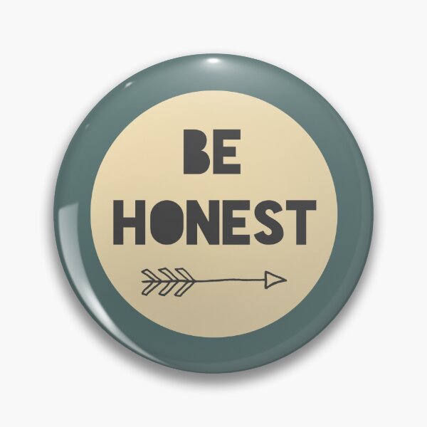 Item preview, Be Honest - Blue designed and sold by anabellstar design co.