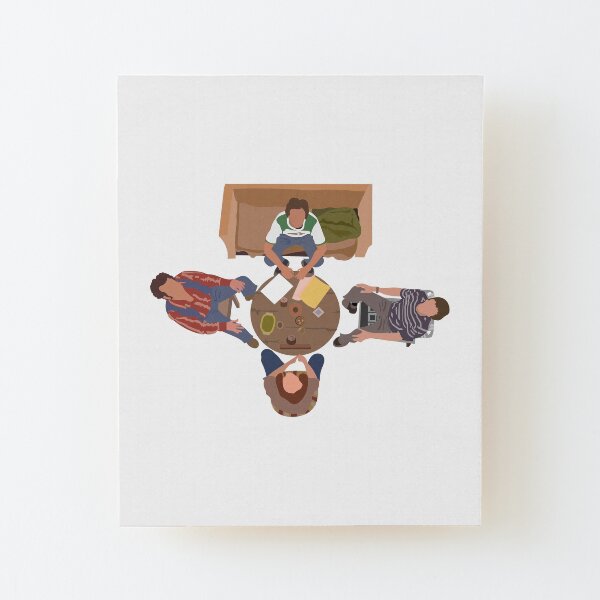 That 70's Circle Wood Mounted Print